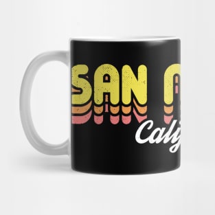 Retro San Mateo California Mug